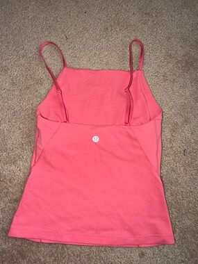 lululemon athletica Coral Pink Spaghetti-Strap Tank